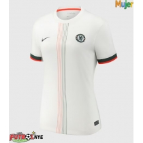 Camiseta Chelsea Reece James #24 Visitante Equipación para mujer 2025-26 manga corta